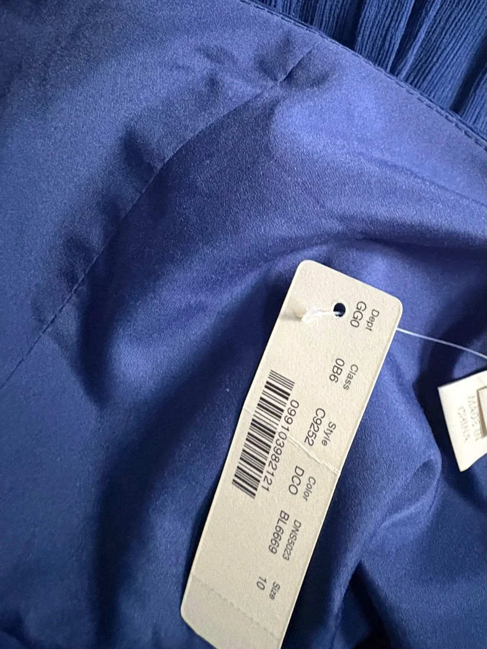J. Crew Deep Blue Pleated Maxi Skirt